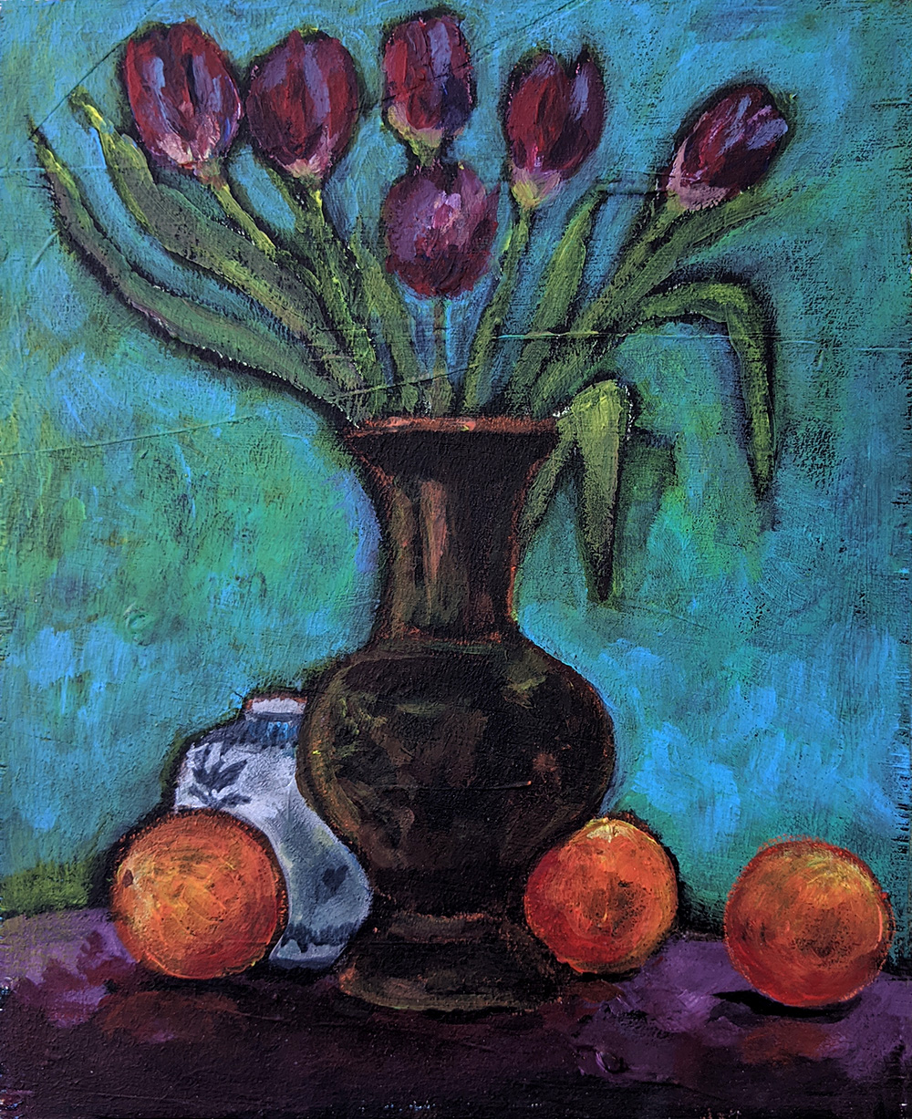 Dutch Tulips, in a Vase